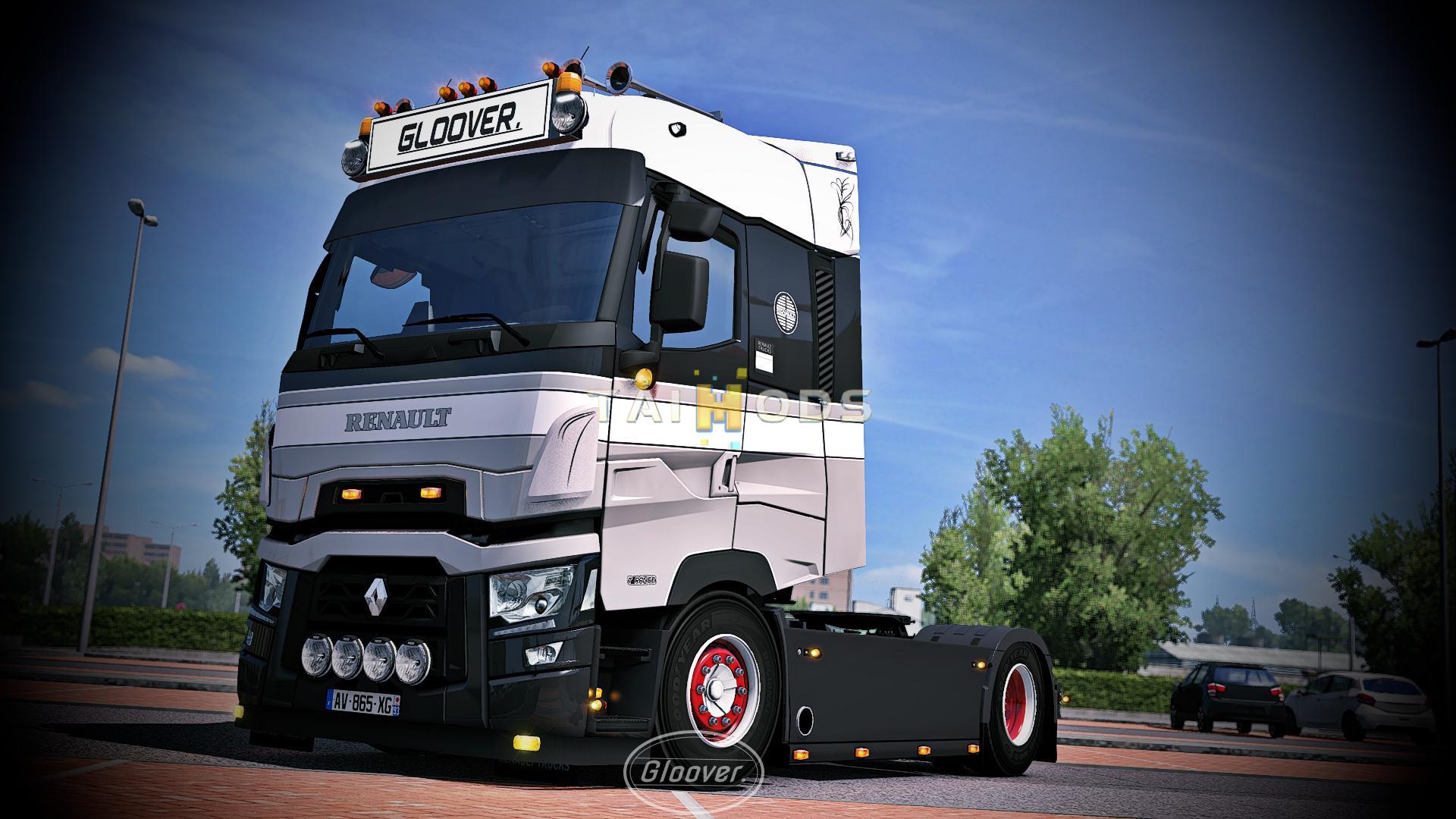 ETS2 - Light Improvements & Lowered Chassis Renault T v1.4 (1.36.x)