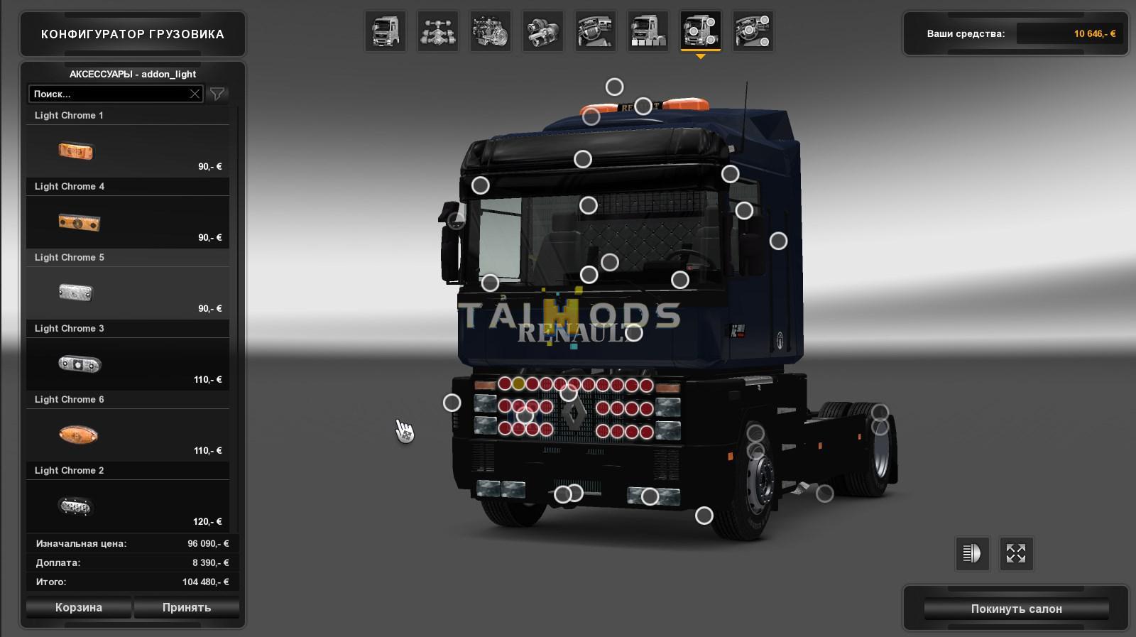 ETS2 - Renault AE Magnum 1990 Truck (1.36.X)
