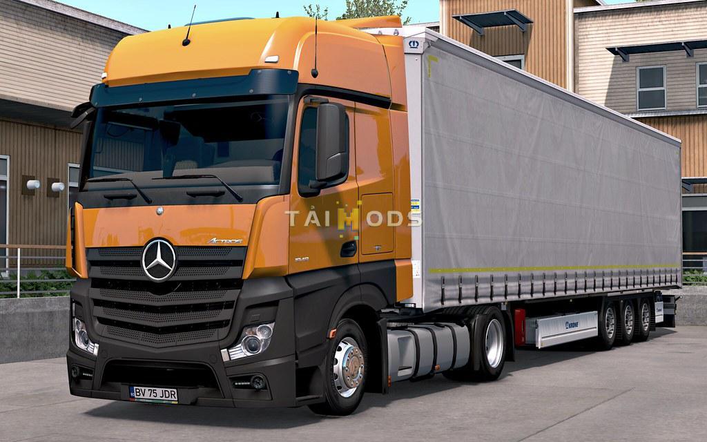 ETS2 - Mercedes Actros MP4 Truck V1.5 (1.36.x)