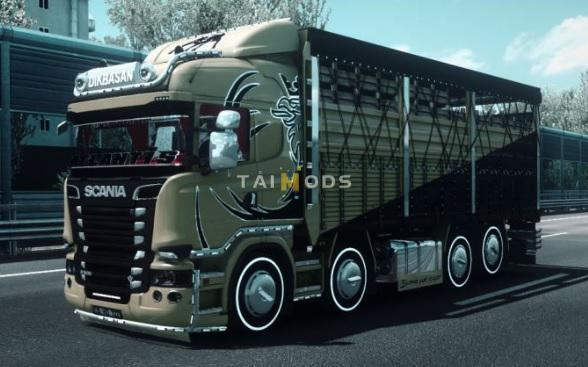 ETS2 - Scania R500 V8 8x2 Truck (1.35.x)