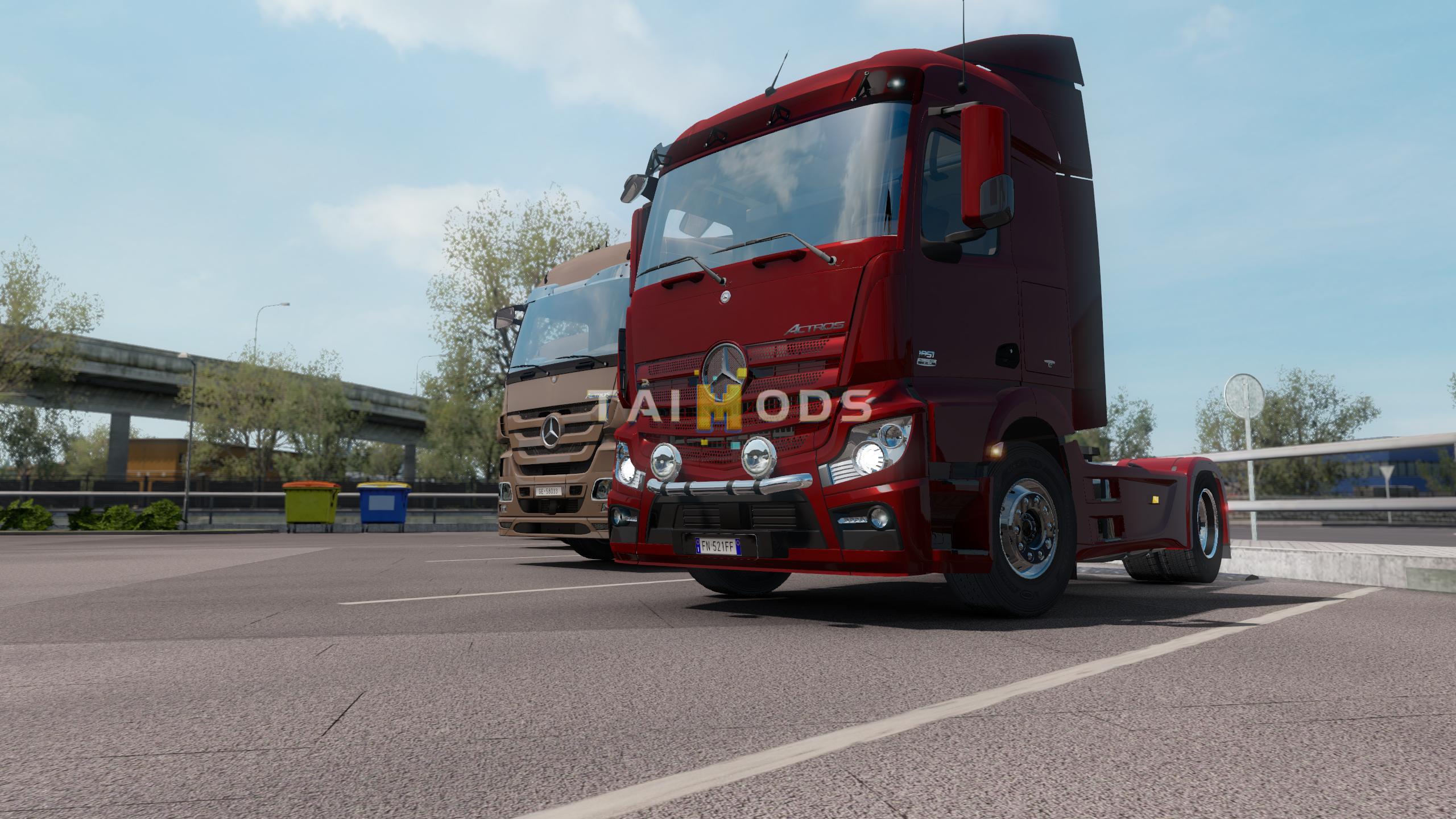 ETS2 - Mercedes-Benz Actros MP4 Fix V1.1 (1.35.X)