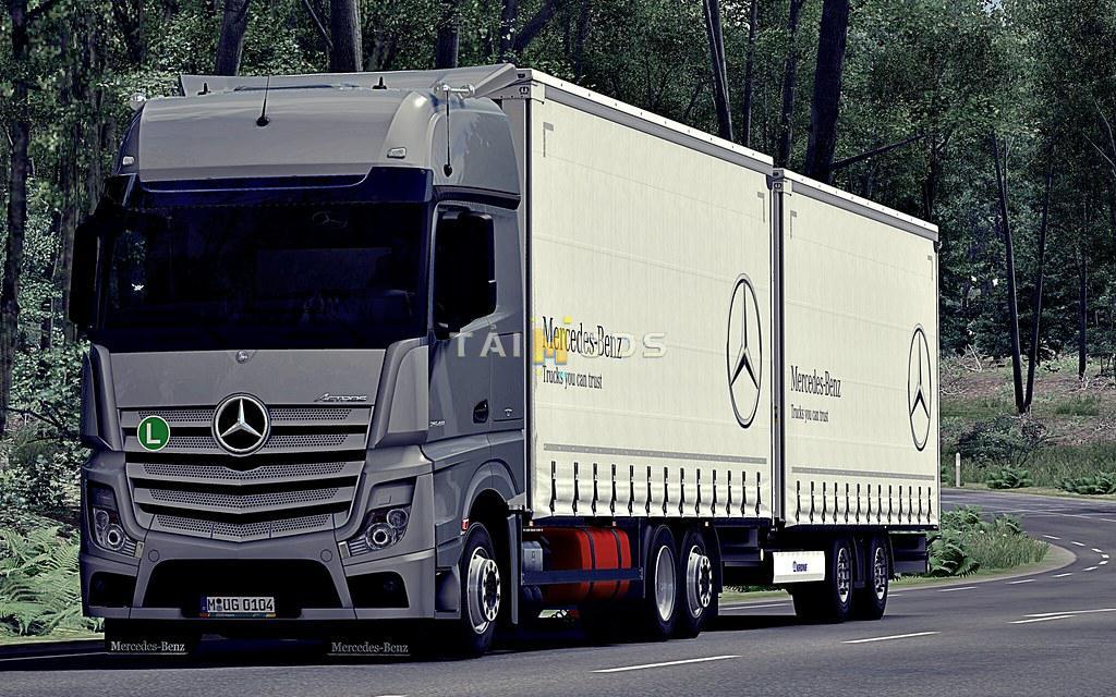 ETS2 - Mercedes Actros MP4 Truck V1.4 (1.35.X)