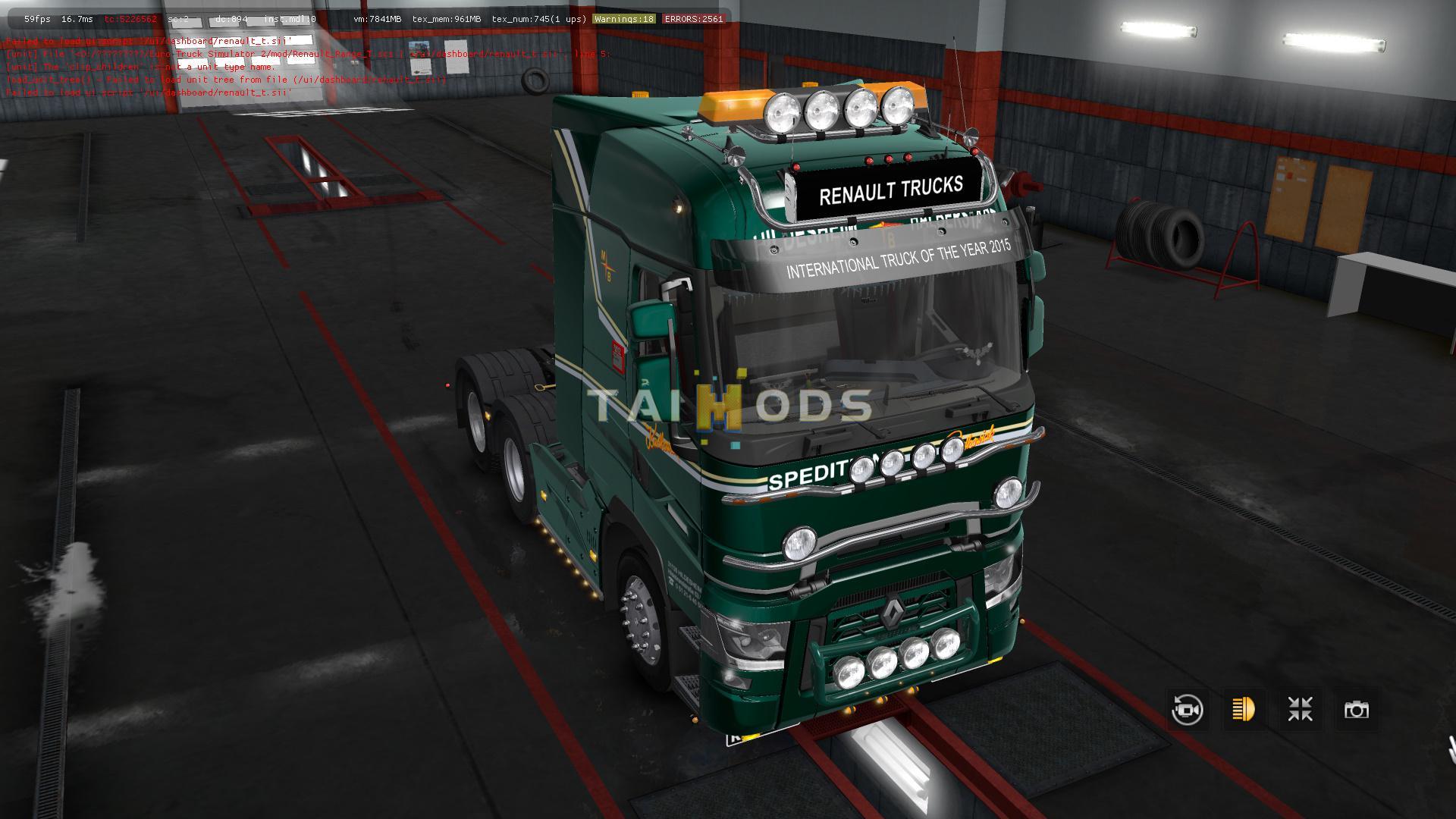 ETS2 - Renault Range T RTA v7.3 (1.35.X)