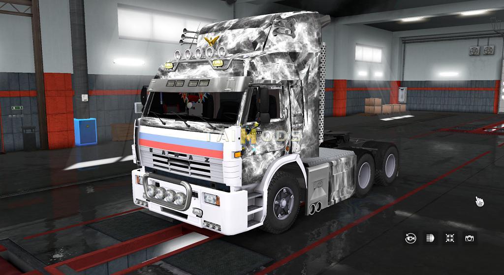 ETS2 - Kamaz 54115 Turbo V8 (1.35.X)