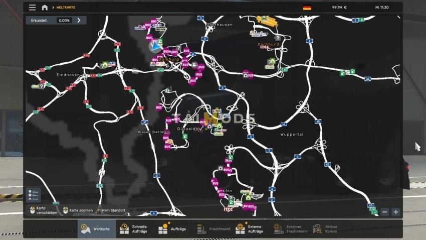 ETS2 - Project Extended Roads V0.05 (1.57.x)