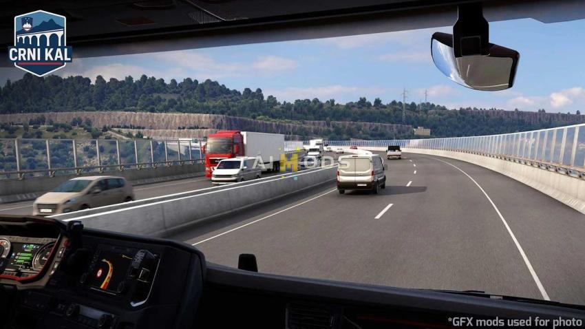 ETS2 - Crni Kal (Koper + A1 Rework) V1.1 (1.56.x)