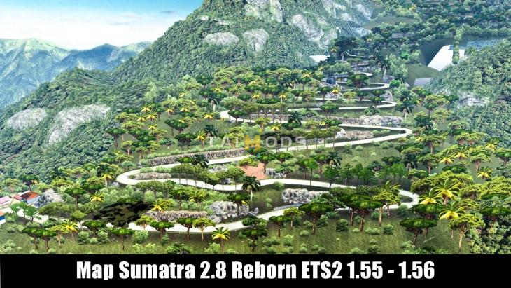 ETS2 - Sumatra 2.8 Reborn Map (1.56.x)