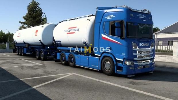 ETS2 - Feldbinder Body for Rigid and Revised Trailer Addon V2.0