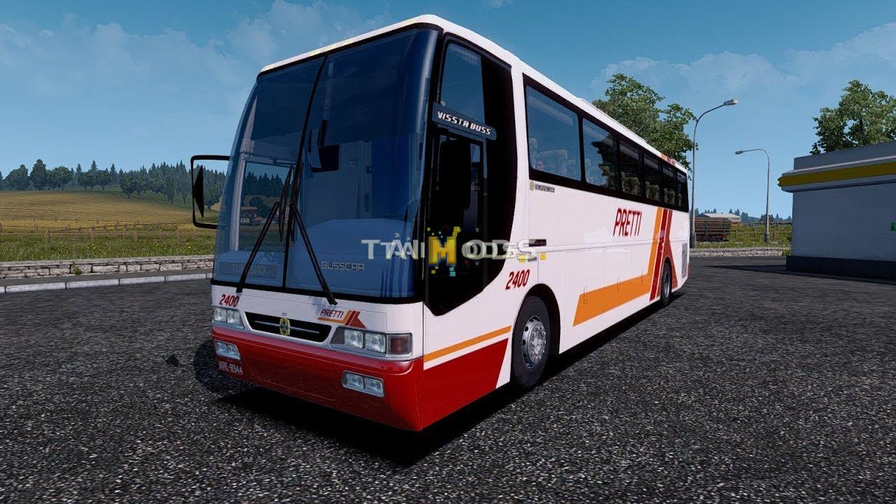 MOD ETS2 – Xe Hơi Busscar Vissta 1999 4×2 + Interior (1.48.x)