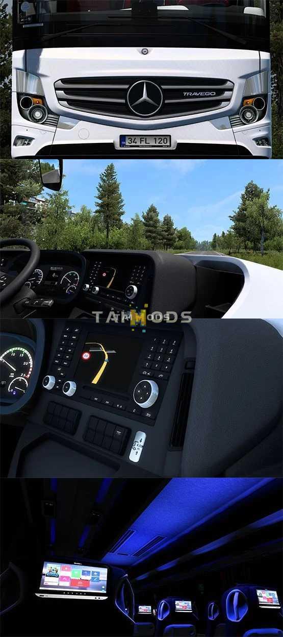 MOD ETS2 – Xe Khách Mercedes Benz-Travego 16 (1.48)
