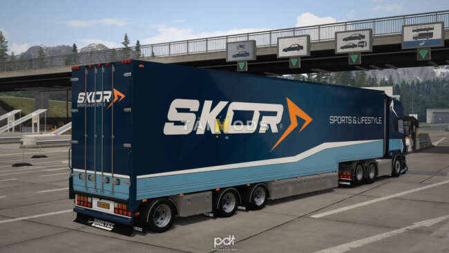 Scania R560 + Trailer "SKOR" v1.1
