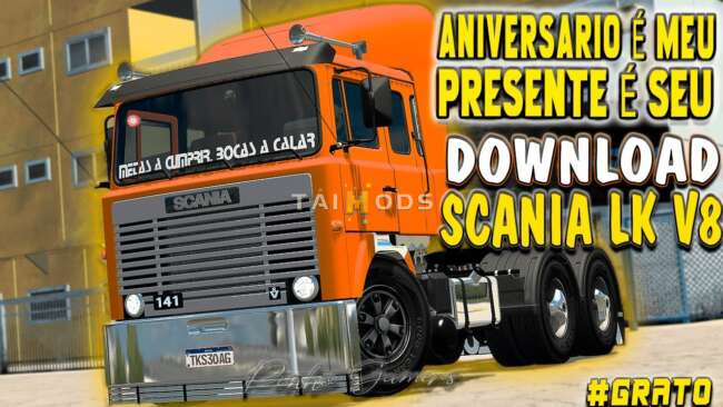 SCANIA LK V8 DOWNLOAD MOD FREE