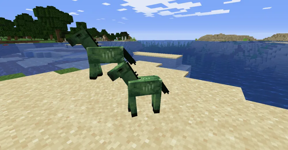 Ngựa Zombie (Zombie Horse) Minecraft PE 1.21.130 APK