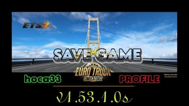 ETS2 - Save Game (Profile) V1.53.1.0s