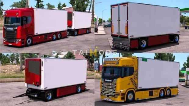 ETS2 - Scania NextGen Autotreno Frigo + Rimorchio (BDF Refeer with Trailer) Megamod