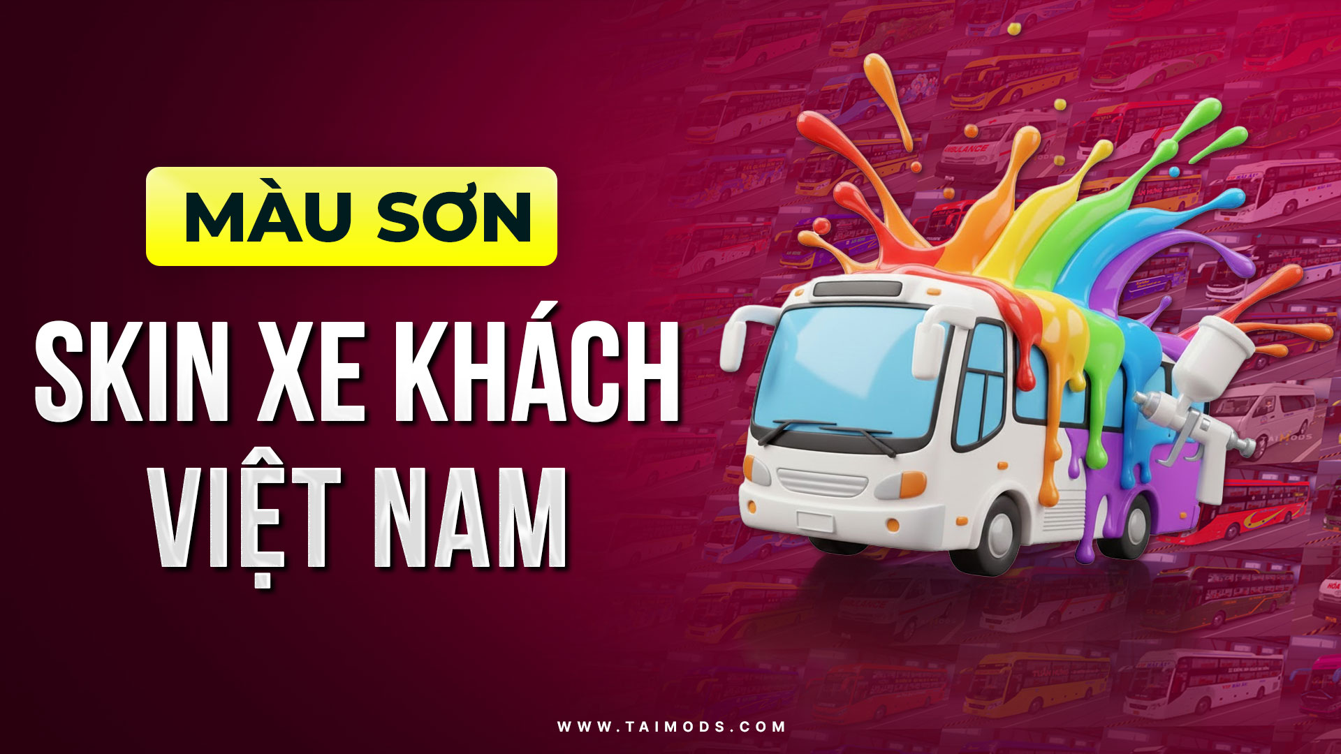 MOD ETS2 - Bộ Skin Các Nhà Xe Khách