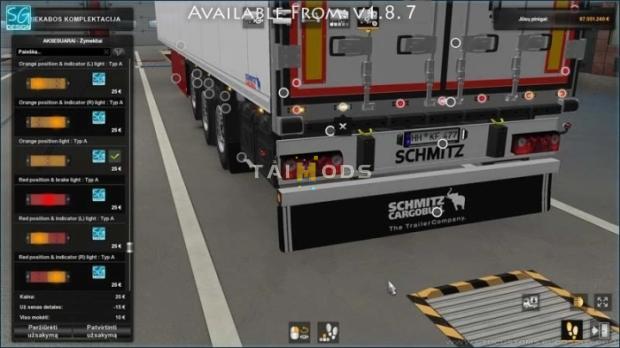 ETS2 - SCS Trailer Tuning Pack v1.8.7 (1.45.x)