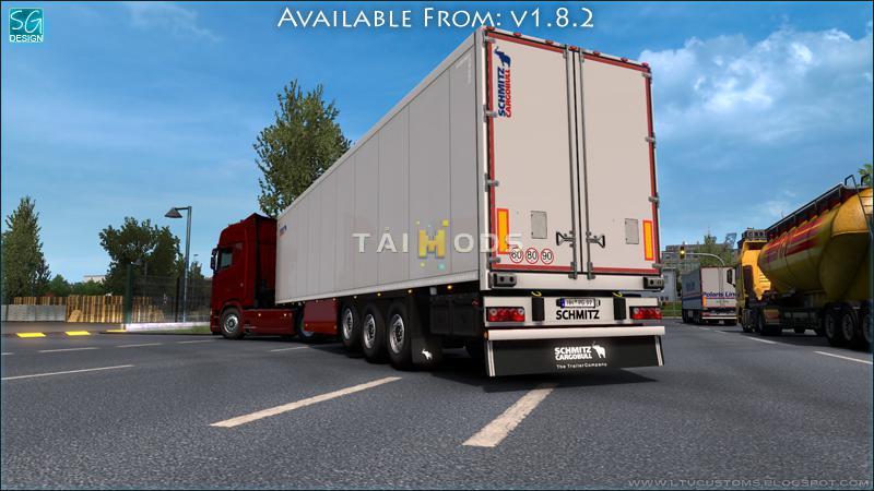 ETS2 - SCS Trailer Tuning Pack V1.8.2 (1.39.x)