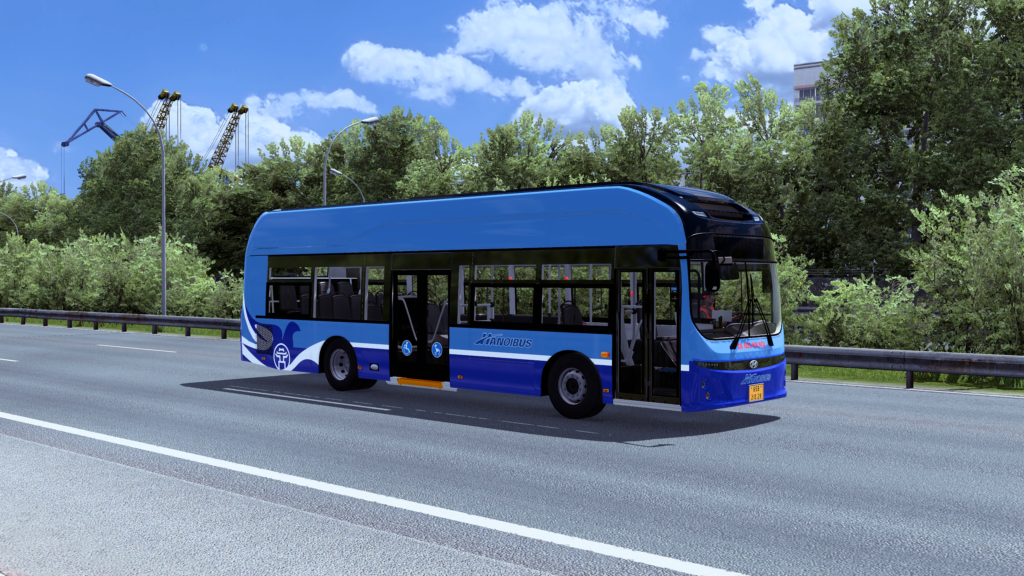 MOD ETS2 - Xe Khách Hyundai Eleccity 2 - HANOIBUS (1.49) - Tải Mods ...