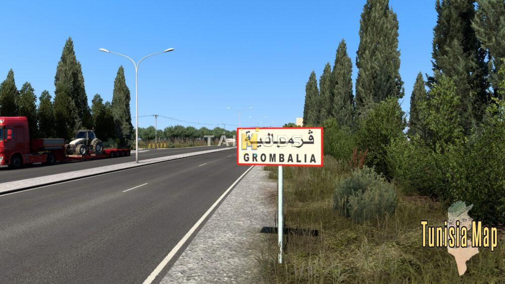 MOD ETS2 B N Tunisia Map V1 2 1 49 T I Mods Kho Mod Game   Tunisia Map 1 4a3e3 