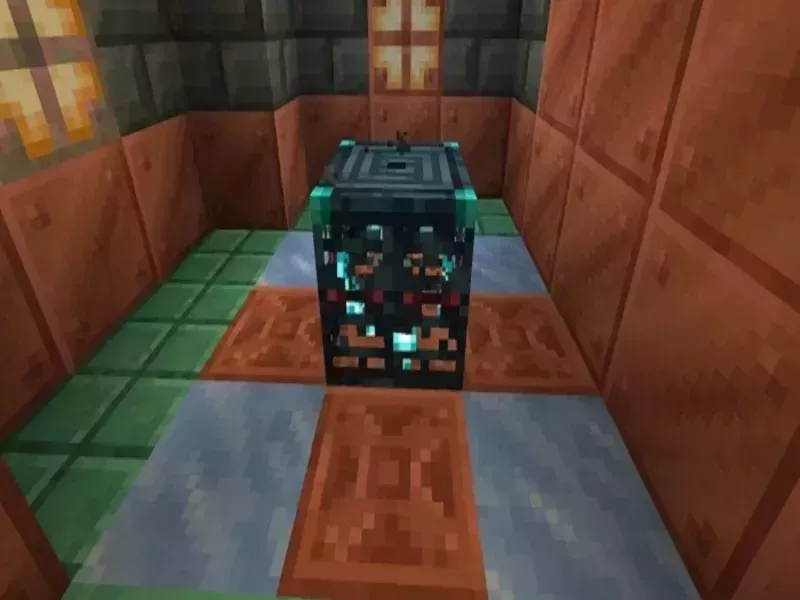 Xây cầu Minecraft - Cầu treo qua khe núi bằng chain